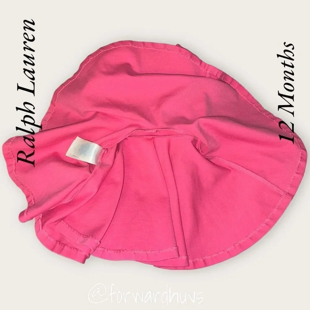 Ralph Lauren Girls Pink Dress Size 12 months